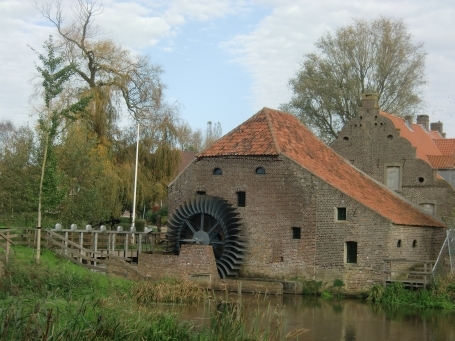 Leudal NL : Ortsteil Neer, Friedessemolen ( Nov. 2014 )